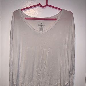 White Soft and Sexy Long Sleeve T-Shirt